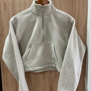 Aritzia Tna Fleece Quarter Zip